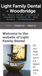 Mobile Screenshot of lightfamilydental.com